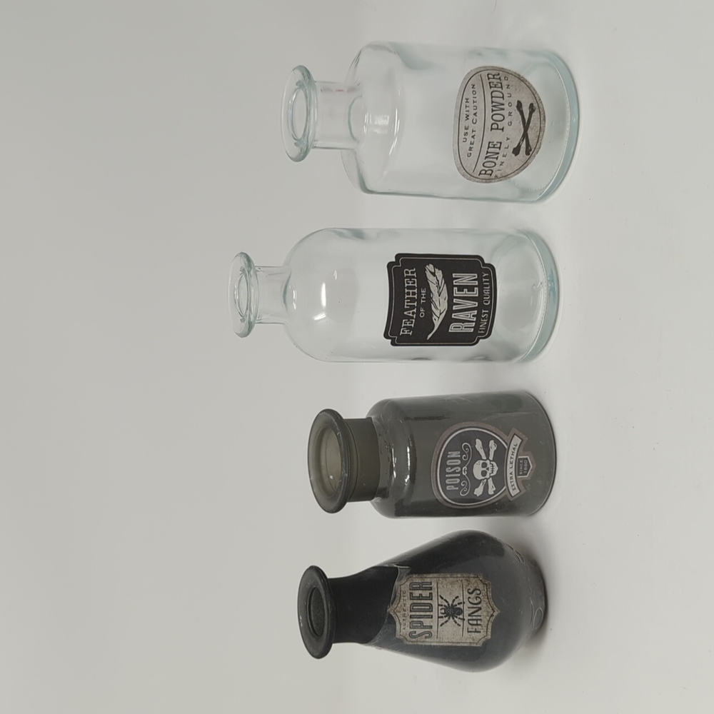 Target Exclusive Halloween Potion Bottles Set of 4